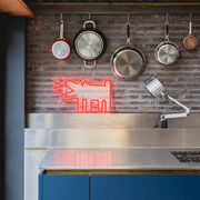 Keith Haring Barking Dog neon light